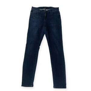 Judy Blue womens size 9 29 skinny fit jeans dark wash denim slimming waist regul